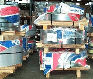 Shrink Wrapped Pallet of Products at Full Circle Warehouse