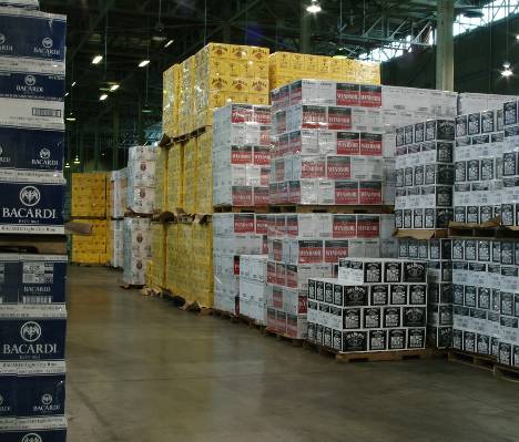 Stack of Products in Full Circle Warehouse